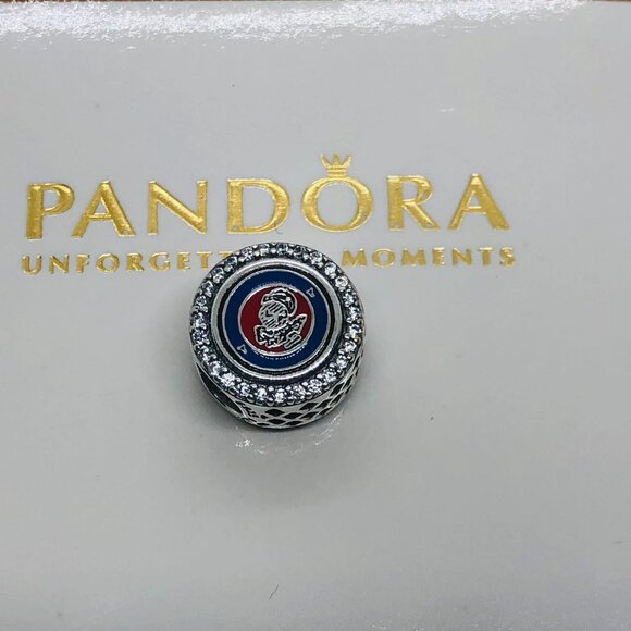 🌞📖Pandora United States Marine Corps Charm USMC U.S. Marines Military CHARM - Picture 1 of 5